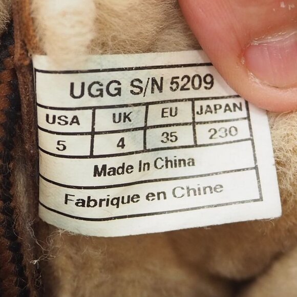 UGG Australia Butte Waterproof Vibram Leather Winter Boots Brown 5209 Women's 5 - Picture 10 of 11